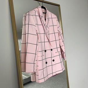 ASOS Pink and Black Blazer